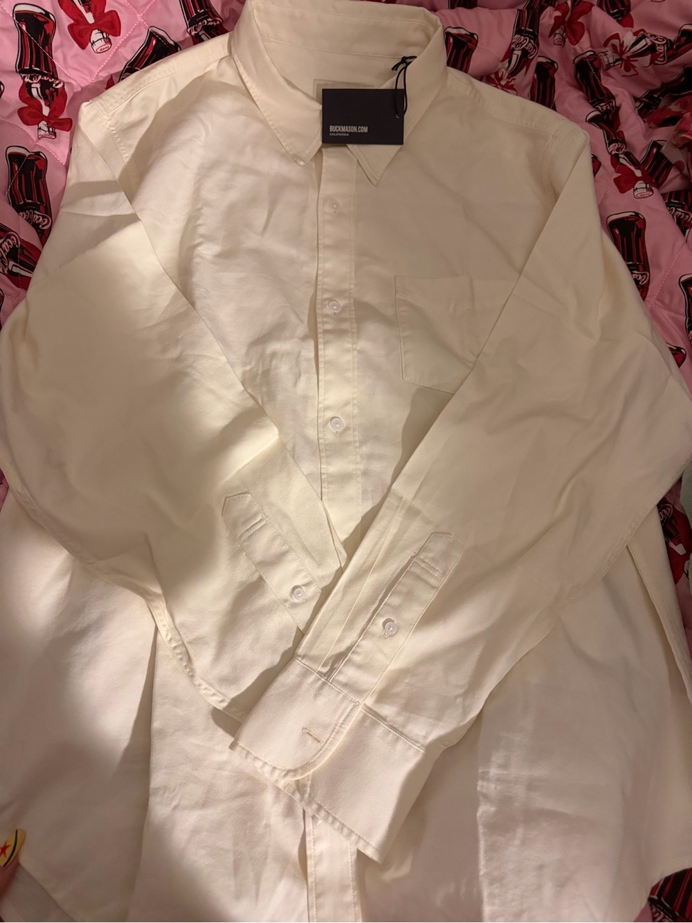 Buck Mason Draped Twill One Pocket Shirt